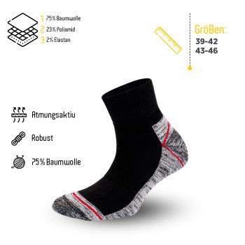 Metrium kurz Herren Arbeitssocken Socken extra starke Spitzen und Fersen. 6 Paar